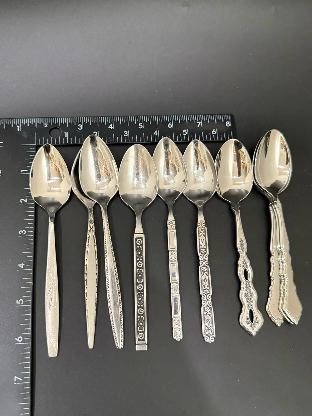 Lot 10 Assortment ONEIDA Community Gorham Stainless Teaspoons